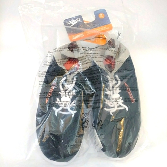 Speedo Little Girls' Tidal Walker Shoes, Black, Size Small, Medium - Picture 2 of 4